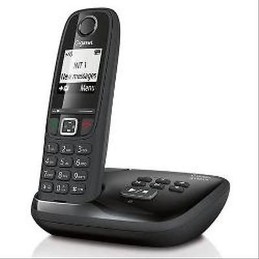Gigaset Cordl.AS405A Black c/segret.20 minuti