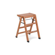Foppapedretti Sgabello pieghevole a 3 gradini antiscivolo noce. 340006