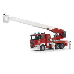 Camion Bruder Autopompa con scala 120cm Scania R serie 03590