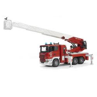 Camion Bruder Autopompa con scala 120cm Scania R serie 03590