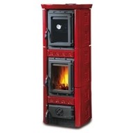 Stufa a Legna Nordica GAIA C/Forno Bordeaux 7116400