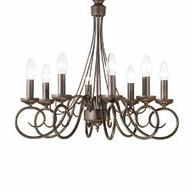 B2 Light Lampada a sospensione D 550 X H min 680/ max 1400mm Max 8 x 40W E14 IP20 Bianco Ant 0355003