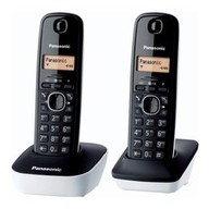 Cordless DECT Duo Panasonic KX-TG1612JTW Nero, Bianco KX-TG1612JTW