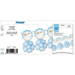 Addobbo per feste Pegaso Kit festone Baby Boy 230 cm PB363 F 