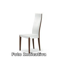 Cattelan Sedia Lady F1 Faggio Tinto Naturale - Cuoio 87 Super Natural Cuciture Nere