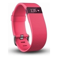 Smartband con Cardiofrequenzimetro Fitbit Charge HR Large Impermeabile Rosa FB405PKL-EU