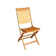 Amicasa Sedia Pieghevole Carla Colore Legno Art 39