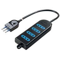 Polypool Multipresa da tavolo 4 uscite 10A nera 387.2