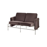 Magis Divano 2 posti struttura acciaio Mogano rivestimento tessuto marr-azz F-530 TRAFFIC SD2710 M/M.A