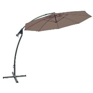 Amicasa Ombrellone da Giardino mt 3 Fibertaupe Metallo