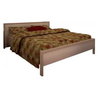 Composad Letto matrimoniale elegante colore frassino e laccato bianco 178* LT5095