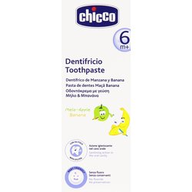Dentifricio Chicco mela banana con xilitolo senza fluoro 74280