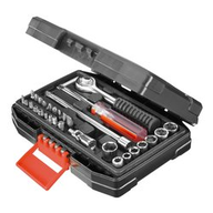 Black&Decker Cofanetto con assortimento bussole e inserti avvitatura Acciaio Cr-V 4 inserti Ph 1,2,3,4 da 25 mm. - 4 inserti Pz 1,2,3,4 da 25 m A7142