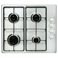 Piano cottura tipo Gas Finlux FBGH.39X con 4 zone di cottura con larghezza di 60 cm di colore Inox