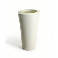 Plust Vaso in Polietilene Rà Altezza 100 cm Avorio Indoor/Outdoor 6203-69