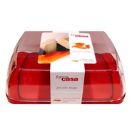 Guzzini Portaformaggio rettangolare Plastica Rosso 13875055