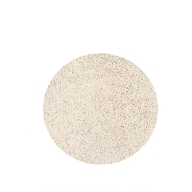 Spirella Tappeto per bagno in microfibra polyestere diam. 60 cm beige 10.14370