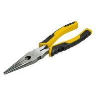 Stanley Pinza a becchi lunghi Lunghezza 150 mm Corpo in acciaio forgiato, becchi sottili per un maggior contr Impugnatura Impugnatura bi-material erg