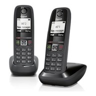 Cordless DECT Duo Gigaset AS405 Duo Nero L36852-H2501-K101