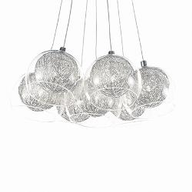 B2 Light Lampada a sospensione D 375 x H min 330 / max 1050 mm max 7 x 20W G4 IP20 Alluminio 0354525