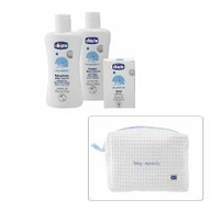 Set Chicco Cofanetto Azzurro Baby Moments bagnoschiuma shampoo sapone 3203