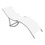 Amicasa Sdraio Lounge Pieghevole Colore Bianco TC2139