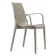 Scab Design Poltrona lucrezia con braccioli tortora 2322__15