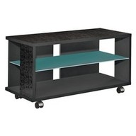 Mobile TV Munari linea Matera MT100 Nero / Petrolio max dimensione TV 42”(107 cm) portata massima 50 Kg con 1 mensola/e 
