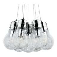 B2 Light Lampada a sospensione D 480 x H min 340 / max 1200 mm max 7 x 60W E27 / 230V IP20 Alluminio 0399053