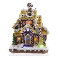 Decori Kaemingk Paesaggio casette marzapane Batteria 481417