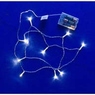 Luci e luminarie Lotti Catena 10 led Bianco Batterie 33573