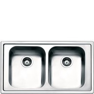 Lavello Smeg LPE862 2 vasche da 860 mm
