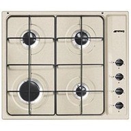 Piano cottura tipo Gas Smeg S64SAV con 4 zone di cottura con larghezza di 60 cm di colore Altri colori