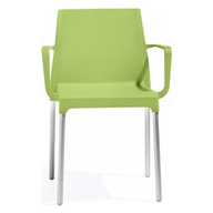 Scab Design Poltrona chloe'mon amour verde pistacch. gambe alluminio anodizzato 2632_AA_51
