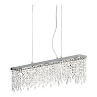B2 Light Lampadario a Sospensione L 850 x H min 350 / max 1200 x P 90 mm 5 x 40W G9 Trasparent 0570618