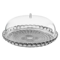 Guzzini Tortiera con campana SMMA / BPA FREE 36 cm 14 cm Grigio Tiffany 19950092