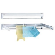 Leifheit Stendibiancheria a parete Alluminio e plastica Bianco Telefix 83100
