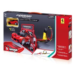 Pista Mac Due Loop & Race Ferrari 18 31302