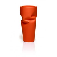 Plust Vaso in Polietilene Saving/Space/Vase Altezza 122 cm Arancio A5 Indoor/Outdoor 6247-A5
