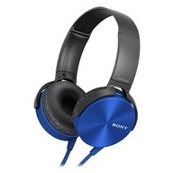 Cuffia ad Archetto per uso Mp3/Smartphone Sony MDR-XB450APL Circumaurale con connessione via Cavo Jack 3,5 Nero, Blu