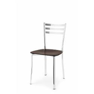Connubia Calligaris Sedia metallo cucina ACE CB/1320 Struttura P94 mt. BIANCO OTTICO OPACO Sedile P968 pp GRAFITE OPACO