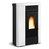 Stufa a Pellet Extraflame ANNABELLA Libera INstallazione 2,4-8,0 kW Profondità 320 mm Bianco