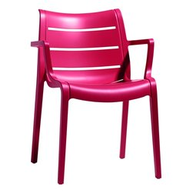 Scab Design Poltrona sunset rosso geranio tecnopolimero 2329__42