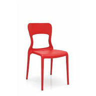 Connubia Calligaris Sedia plastica cucina HELIOS CB/1312 Struttura P947 pp VERDE CHIARO OPACO