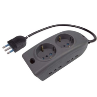 Polypool Multipresa da tavolo 4+2 uscite 10/16A antracite 541.2