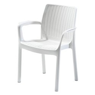 Keter Sedia Bali con braccioli Bianca 17190206