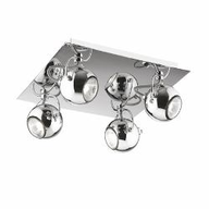 B2 Light Lampada da soffitto L290 x H290 x P145 mm 4 x 50W GU10 20 CROMO 0354567