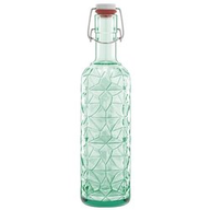 Bormioli Bottiglia tappo inox ermetico Vetro 1 Lt 8,5 cm Verde Prezioso 11596/02