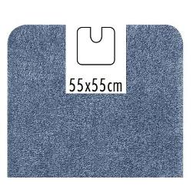 Spirella Tappeto bagno per WC acrilico cm 55x55 Blu 10.16797