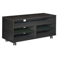 Mobile TV Munari linea Matera MT116 Nero max dimensione TV 47”(119 cm) portata massima 50 Kg con 2 mensola/e 